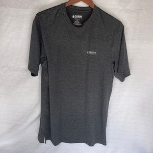 Alaskan Hardgear Men's Size Small Grey Poly Short Sleeve Sports Mesh #0192